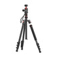 Ulanzi TT31 4-Section Aluminum Camera Tripod with Claw Quick Release System, Panoramic Ball Head, Monopod Function, Detachable 2-Section Center Column, 177cm Max Height and 4kg Payload Capacity for Sony, Fujifilm, Canon, Nikon, Lumix