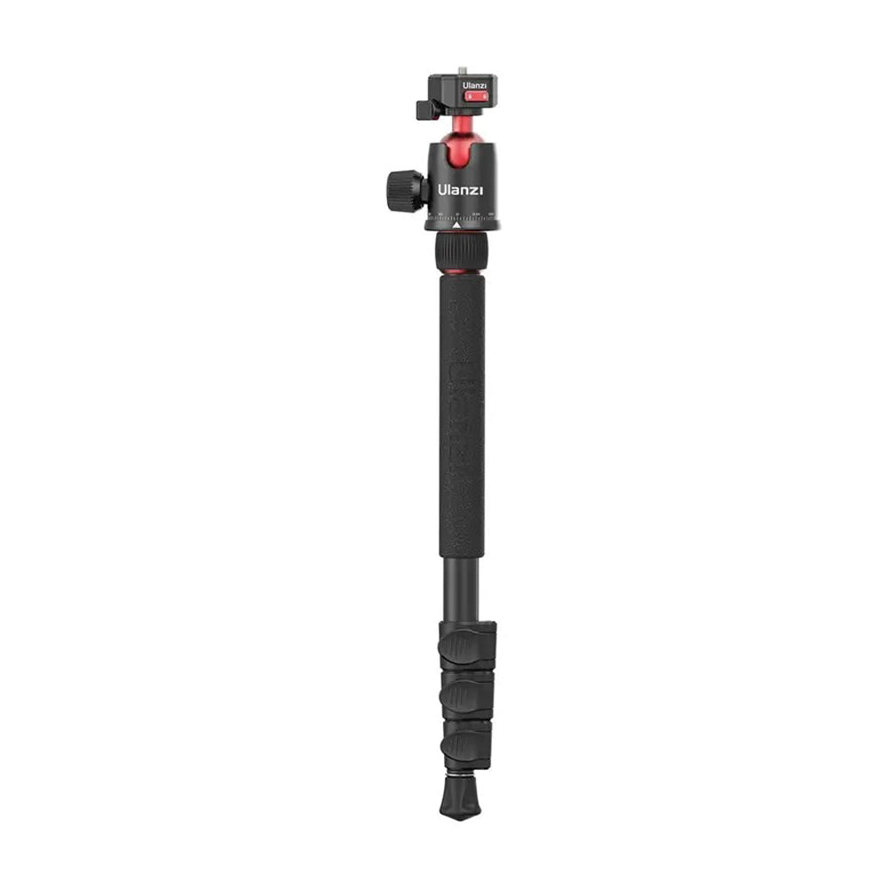 Ulanzi TT31 4-Section Aluminum Camera Tripod with Claw Quick Release System, Panoramic Ball Head, Monopod Function, Detachable 2-Section Center Column, 177cm Max Height and 4kg Payload Capacity for Sony, Fujifilm, Canon, Nikon, Lumix