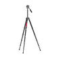 Ulanzi TT09 VideoGo Carbon Fiber Camera Tripod with Arca-Swiss / F38 Quick Release System Panoramic Ball Heads, 142cm Maximum Working Height, 5-Section Extendable Legs with Lever Locks, Detachable Center Column, Integrated Leveling Bowl