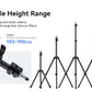 Ulanzi TT43 3 Angle Reversible Leg Travel Tripod Light Stand with Max 75 Inches Height and 6Kg Payload for Studio Light, Softbox and Photography Videography | T076GBB1