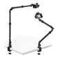 Ulanzi ZJ02 Overhead Magic Arm Desk Clamp with 4-Section Adjustable Length Up to 98cm, 360° Ball Head, 180° Toothed Joints, and 1/4" Mount for Cameras, Video Lights, and Microphones for Live Streaming, Photography, and Vlogging