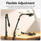 Ulanzi ZJ02 Overhead Magic Arm Desk Clamp with 4-Section Adjustable Length Up to 98cm, 360° Ball Head, 180° Toothed Joints, and 1/4" Mount for Cameras, Video Lights, and Microphones for Live Streaming, Photography, and Vlogging