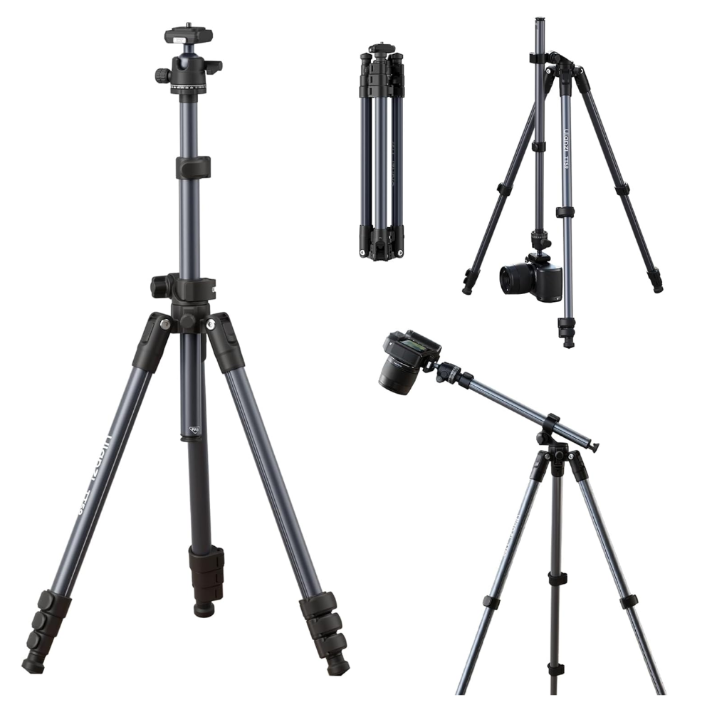 Ulanzi MT-44B 1.5m 2-in-1 Selfie Stick Quadpod Tripod Monopod w/ Ball Head for Phone & Camera