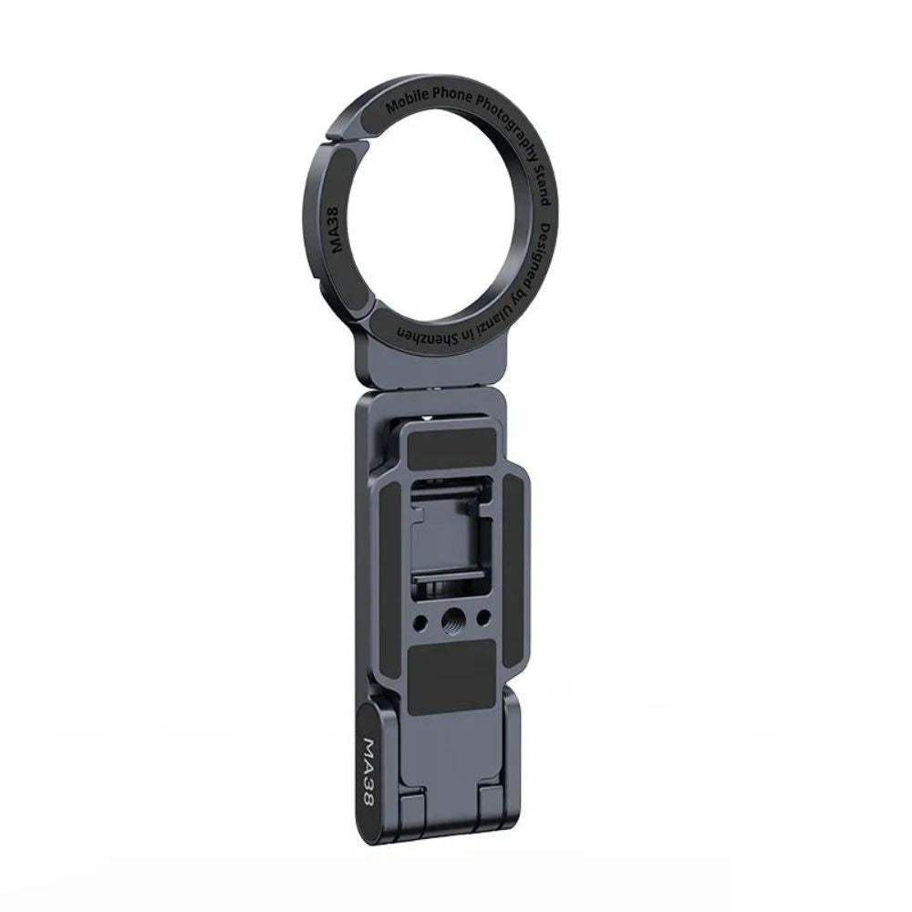 Ulanzi MA38 MagLock 5-in-1 Magnetic MagSafe Carabiner Phone Stand with Sp-On, Handheld, Mantis & Tripod Mode, 180° Rotation, Arca-Ready Pro Setups for Vlogging, Unboxing Videography Photography | T163