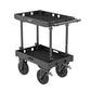 Ulanzi CAR01 Photography Aluminum Cart w/ 80kg Load Capacity & Foldable Design for Studio Equipment