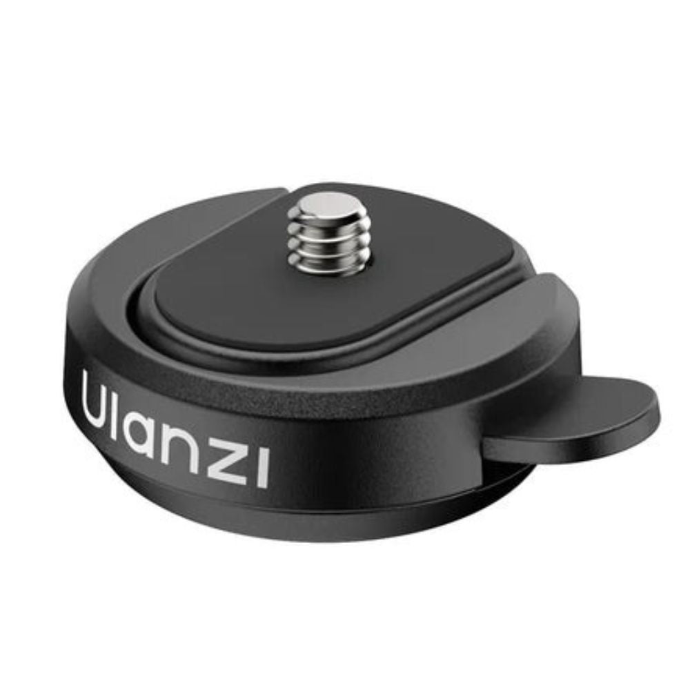 Ulanzi CKA Quick Release Backpack Plate Clip with 1/4" Integrated Thread Screw for Action Camera Mount, Lights and Extension Adapter | CK01 | CK02