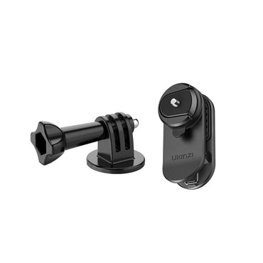 Ulanzi CKA Quick Release Backpack Plate Clip with 1/4" Integrated Thread Screw for Action Camera Mount, Lights and Extension Adapter | CK01 | CK02