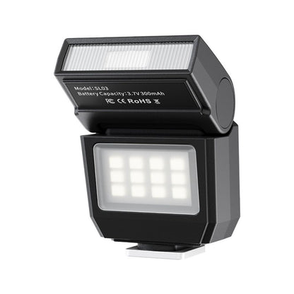 Ulanzi SL0 Series Spark Lite Camera Flash Light with 90° Pan Tilt, USB Type-C, Up to 500 Flashes Max. Power for Vlogging, Food Photography Videography | SL01 | SL02 | SL03