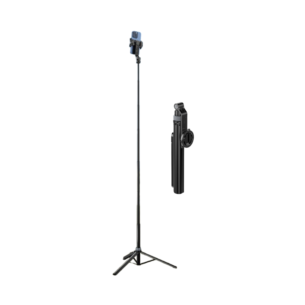 Ulanzi 4-in-1 Magnetic Selfie Stick Tripod with Multiple Shooting Modes, 360° Rotation 270° Tilt, Push-Pull Adjustable Leg, Dual Cold Shoe Mount for Photography, Live Recording, Content Creation & Videgraphy | TT88