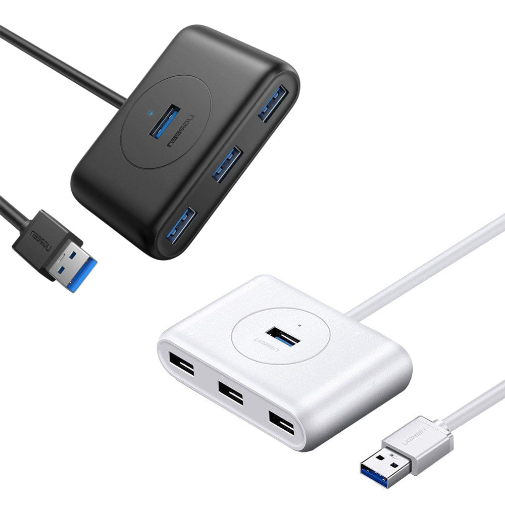 UGREEN 4-in-1 USB 3.0 Port Hub 5Gbps Data Transfer Adapter for PC, Laptop, External Hard Drive, Flash Drives, Keyboard - 0.5 Meter | 20290
