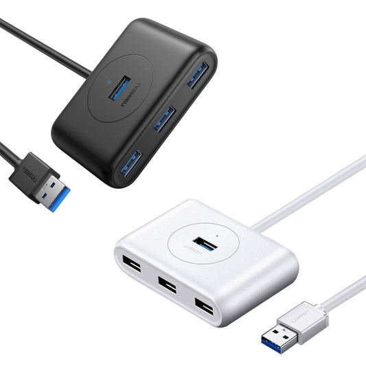 UGREEN 4-in-1 USB 3.0 Port Hub 5Gbps Data Transfer Adapter for PC, Laptop, External Hard Drive, Flash Drives, Keyboard - 0.5 Meter | 20290