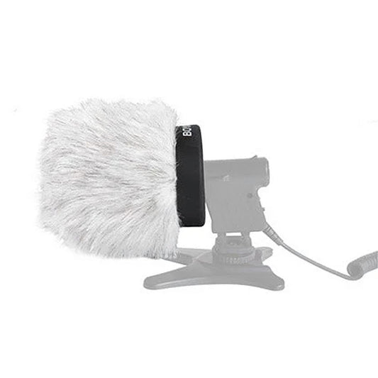 [CLEARANCE] BOYA BY-P80 Furry Outdoor Interview Microphone Windshield for Shotgun Microphone (Inside Depth: 3.14-Inch)
