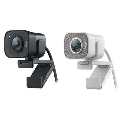 Logitech StreamCam Full HD 60fps USB Type-C Webcam, Windows and Mac Compatible (WHITE)