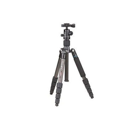 Benro C1692TB0 Transfucntional Travel Angel II Carbon Fiber Tripod Kit with B0 Ball Head, Built-in Bubble Level, Detachable Leg as 1.3m Monopod, Twist Lock Legs, 5-Section, Extends Up to 1.6m, 8kg Max Payload for Camera Photography
