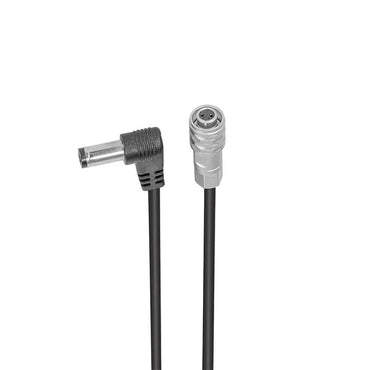 SmallRig 5.5/2.5mm DC Power Male Connector to LEMO 2-Pin Charging Cable with 40cm Long Cable for Blackmagic Design Pocket Cinema Camera BMPCC 4K/6K, NP-F Battery Plate 2920