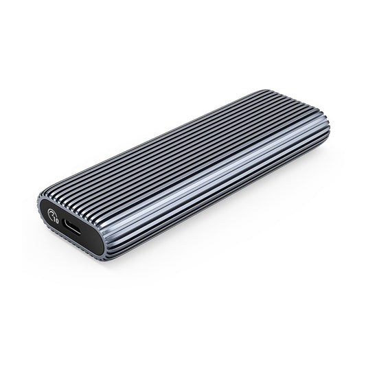 ORICO NVMe to USB 3.2 Gen2 M.2 NVMe SSD Enclosure with USB-C to USB-C + USB-A Data Cable, 10Gbps Fast Transmission Rate, PD 60W, 4TB Max. Disk Capacity for Windows, macOS, Linux | AM2C3-G2