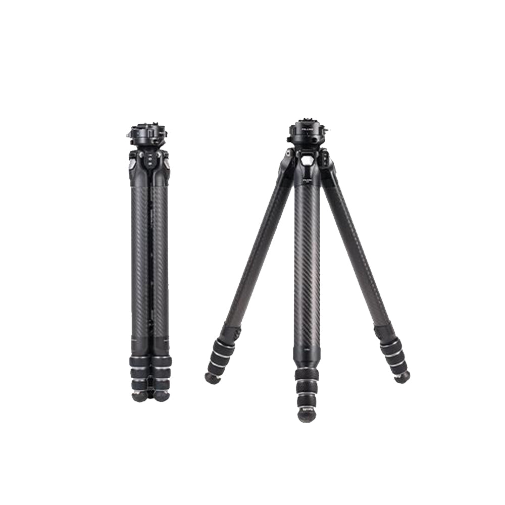 Falcam TreeRoot Carbon Fiber Fast Locking System Travel Tripod with 320P Inverted Ball Head & QR Quick Release Center Column, 20kg Maximum Load Capacity & 1.52m Height, Multifunctiol Hook for DSLR, SLR, Mirrorless Cameras | T00A4301 T00A4302 F38B4303