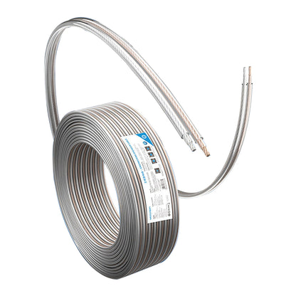 [CLEARANCE] Vention 100 Meters Hifi Audio Engineering Speaker Copper Cable with 5.2mm x 10.4mm size 400 Core 1200 - 1800W, Double Shielded with Noise Cancelling Function for Home Theater, Karaoke, Live Concert and Cinema | BJCTAD