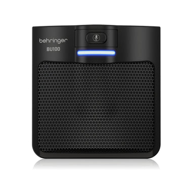 [CLEARANCE] Behringer BU100 USB 2.0 Boundary Electret Condenser Microphone for Dedicated Vocal Applications with Semi-Cardioid Pattern, Built-in 3.5mm Headphone Port, Onboard Mic Mute Switch with LED Indicator, 50Hz to 18kHz Frequency Response