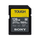 Sony 64GB/128GB SF-M TOUGH SDXC UHS-II V60 Class SD Memory Card with 277 MB/s Read and 60MB/s Write Speed for DSLR, SLR, Mirrorless, Video Camera | SFM64T/T1, SF-M128T/T1