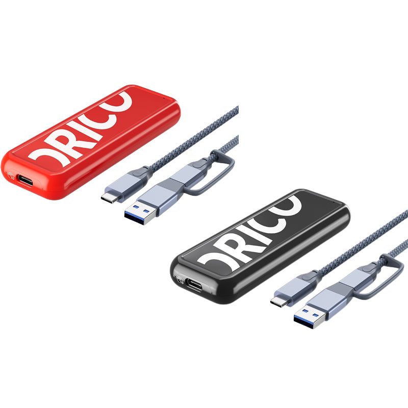 [CLEARANCE] ORICO CPM2C3 SATA to USB 3.1 Gen.1 M.2 SSD Enclosure Tool-Free with 0.3m Multi-Purpose Type C to Type C/USB-C to USB-A Cable, 6Gbps Fast Data Transfer Rate, 4TB Supported Capacity for Windows, macOS, Linux (Red)