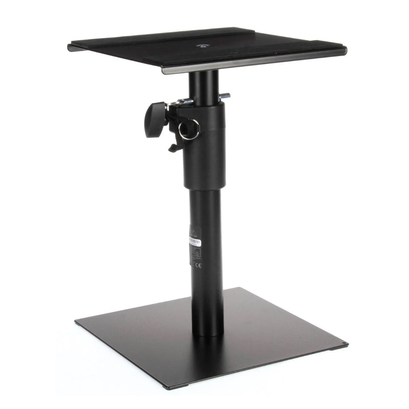 Behringer SM2001 Heavy-Duty Height-Adjustable Monitor Stand for Field Monitors & Loudspeakers with 20 Inches Elevation, 9kg Max. Weight Capacity, 9.5 Inches Metal Platform with Soft Padding, 5 Steps Height Adjustment