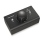 Behringer MONITOR1 Premium Passive Stereo Monitor and Volume Controller 10W with 2 High-Quality 1/4" TRS/XLR Combo Inputs, 3.5mm (1/8") Stereo Input, Large Level Knob, Mute & Mono Buttons for Pro and Project Studios