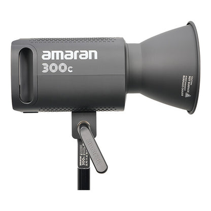 Aputure Amaran 300c / 150c RGB LED Monolight with Fully Tunable CCT 2500-7500K, 9 Preset Special Effects, Bowens S Mount Hyper Reflector Accessory and Bluetooth Wireless Control for Photography and Live Streaming - Gray | Deep Gray | White