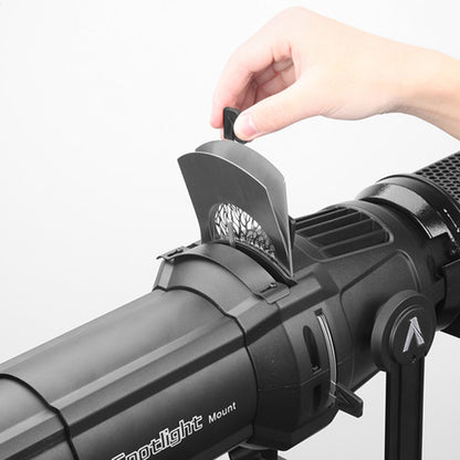 Aputure 19 / 26 / 36 Degrees Spotlight Mount Set Bowens Mount for Light Storm LC 120D / 120D II, 300D / 300D II Studio Lights with B-Size Gobo Sets with Holder and Gel Frame for Lighting Production Equipment