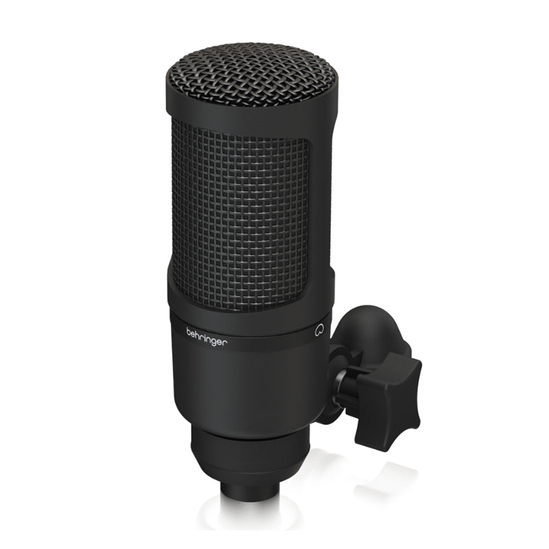 Behringer BM1 Gold-Sputtered Low-Mass Diaphragm Studio Condenser Microphone with Shock Mount, Cardioid Pickup Pattern, Ultra-Low Noise, 3-Pin XLR Output, 20Hz to 20kHz Frequency Response for Home Studio, Live Streaming, Gaming, Recording