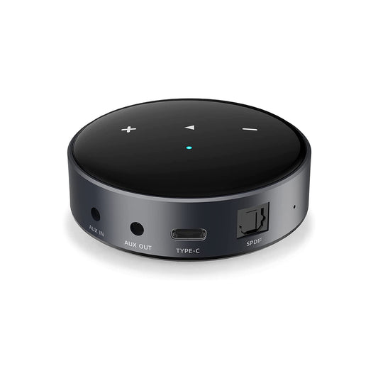 WiiM Mini Airplay2 Wireless Wi-Fi Smart Audio Streamer Multi-Room Hi-Res Stereo with Alexa and Siri Voice Assistants, AUX I/O, SPDIF, USB Type C Port, and Streams from Spotify, TIDAL, Amazon Music