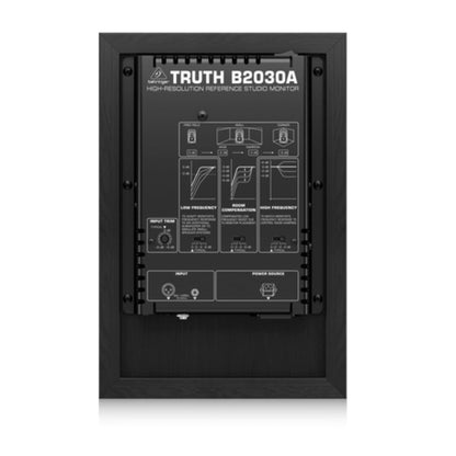 [CLEARANCE] Behringer Truth B2030A High-Resolution Active 2-Way 150W Powered Reference Studio Monitor with 6.75 Inches Woofer Bass Speaker, 3/4 Inches Tweeter, Two Built-in Power Amplifiers, 50Hz to 21kHz Frequency Range, Magnetically Shielded