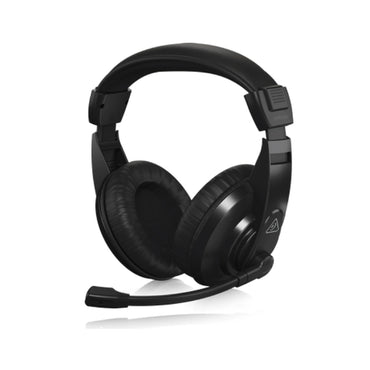 [CLEARANCE] Behringer HPM1100U Multi-purpose USB Stereo Headset with Built-in Controls for Volume & Muting, Ultra-comfortable Adjustable Headband & Top-Notch Ear Cushions, Rotatable Boom Mic, 2m Cable Length, 20Hz to 20khz Frequency Range
