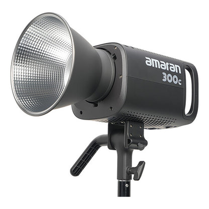 Aputure Amaran 300c / 150c RGB LED Monolight with Fully Tunable CCT 2500-7500K, 9 Preset Special Effects, Bowens S Mount Hyper Reflector Accessory and Bluetooth Wireless Control for Photography and Live Streaming - Gray | Deep Gray | White