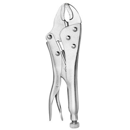 [CLEARANCE] INGCO 10" Curved Jaw Locking Plier Vise Grip Carbon Steel | HCJLW0210