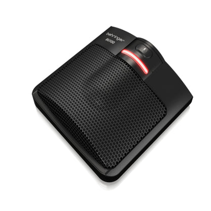 Behringer BU100 USB 2.0 Boundary Electret Condenser Microphone for Dedicated Vocal Applications with Semi-Cardioid Pattern, Built-in 3.5mm Headphone Port, Onboard Mic Mute Switch with LED Indicator, 50Hz to 18kHz Frequency Response