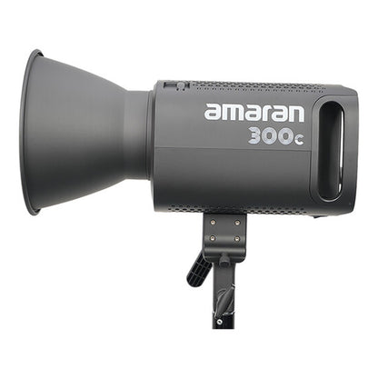 Aputure Amaran 300c / 150c RGB LED Monolight with Fully Tunable CCT 2500-7500K, 9 Preset Special Effects, Bowens S Mount Hyper Reflector Accessory and Bluetooth Wireless Control for Photography and Live Streaming - Gray | Deep Gray | White