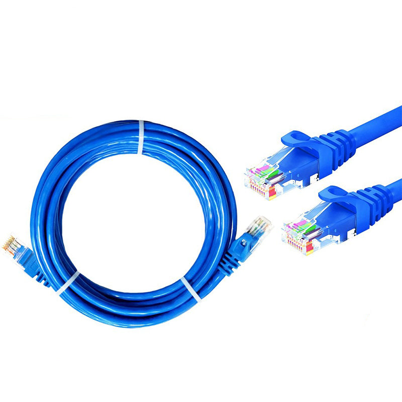 AD-Link RJ45 Cat6E UTP Patch Ethernet Cable (15m - 50m) 24AWG CCA PVC Coating Network Cable 15m / 20m / 30m / 50m (Blue)