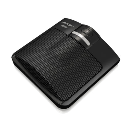 Behringer BU100 USB 2.0 Boundary Electret Condenser Microphone for Dedicated Vocal Applications with Semi-Cardioid Pattern, Built-in 3.5mm Headphone Port, Onboard Mic Mute Switch with LED Indicator, 50Hz to 18kHz Frequency Response
