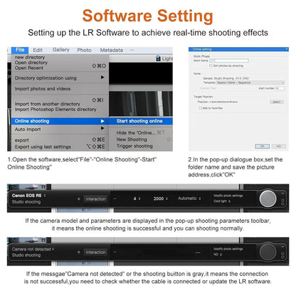 Pxel Tether USB Type-C Right Angle to Straight Camera Cable for PCs, Computer Desktops & Laptops (Windows Only) & Sony, Canon, FUJIFILM, Nikon, Panasonic Lumix Cameras with USB-C Port for Photography