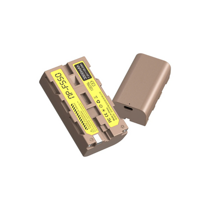 [CLEARANCE] Ulanzi NP-F550 Type 3500mAh Lithium-Ion Battery with USB Type C Charging Port, Fully Decoded, Replacement Battery for Sony NP-F550 Compatible with Selected DSLR Cameras 3283