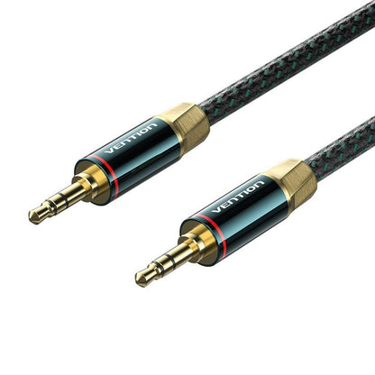 Vention (8 Meters) TRS 3.5mm Male to Male Audio Extension Cable Cotton Braided Green Copper Type Gold-Plated Hi-Fi Video Stereo Music for Smartphones, Car, Speaker, Headset | BAYGK