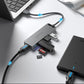 Vention 4-Ports USB 3.0 Hub OTG Extension Charging Splitter with Power Supply, 0.15m / 0.5m / 1m USB Cable, 5Gbps Data High Speed for Laptop, MacBook, Chrome, Linux OS, Surface Pro, PC, USB Flash Drives, Mobile, PS4 | CHLH Series