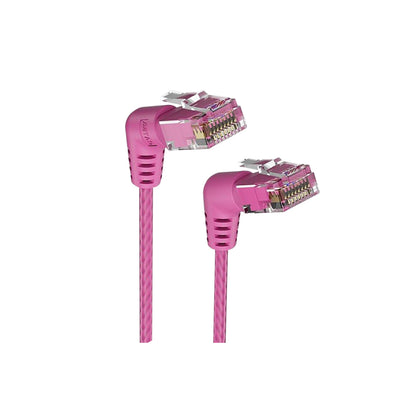 [CLEARANCE] Vention 0.5m / 1m / 1.5m / 2m / 3m / 5m Cat6A UTP Patch Angled Ethernet LAN Cable 10Gbps High-Speed Network Data, 500MHz Bandwidth, Bend-Proof Rotating Connector, Gold-Plated Contacts for Home & Work Internet Connection, PC, Switch