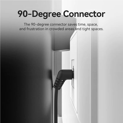 [CLEARANCE] Vention 20m Cat6A UTP Patch Angled Ethernet LAN Cable 10Gbps High-Speed Network Data, 500MHz Bandwidth, Bend-Proof Rotating Connector, Gold-Plated Contacts for Home & Work Internet Connection, PC, Switch (Black)