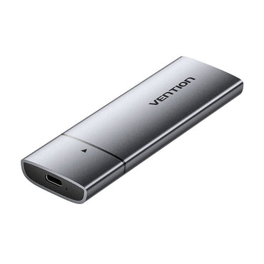 [CLEARANCE] Vention M.2 NGFF SSD Enclosure with USB 3.1 Gen 1 Type-C Interface, 5Gbps Transmission Speed with LED Indicator, Auto Sleep Mode & Ultra-Slim Aluminum Alloy Case KPEH0