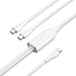 Vention 1.5 meters 100W USB 2.0 Type C Male to Dual Male PD Fast Charging Data Cable with High-Speed 480mbps Transfer Rate for Smartphone, Tablet, Laptop, Gaming Console