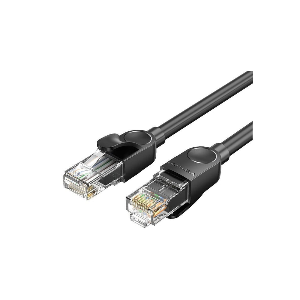 Vention 0.5m / 1.5m / 3m / 5m CAT6 UTP Ethernet Patch Cable with 1000Mbps High-Speed Network Data for Laptop, Mobile Phone, Game Console, Desktop, Television, Projector, Printer -  Black | IBNBD IBNBG IBNBI IBNBJ