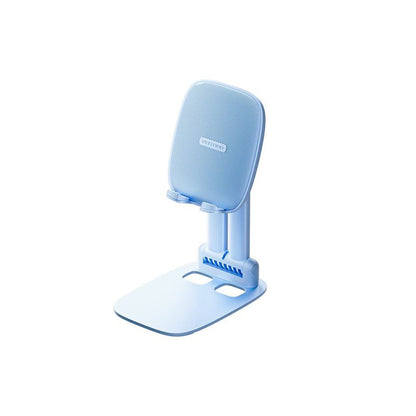 [CLEARANCE] Vention Adjustable Desktop Stand with Anti-Slip Silicone Pads, Compact Portable Design for 4.7 to 12.9" Mobile Phones and Tablets - Blue | KSGL0