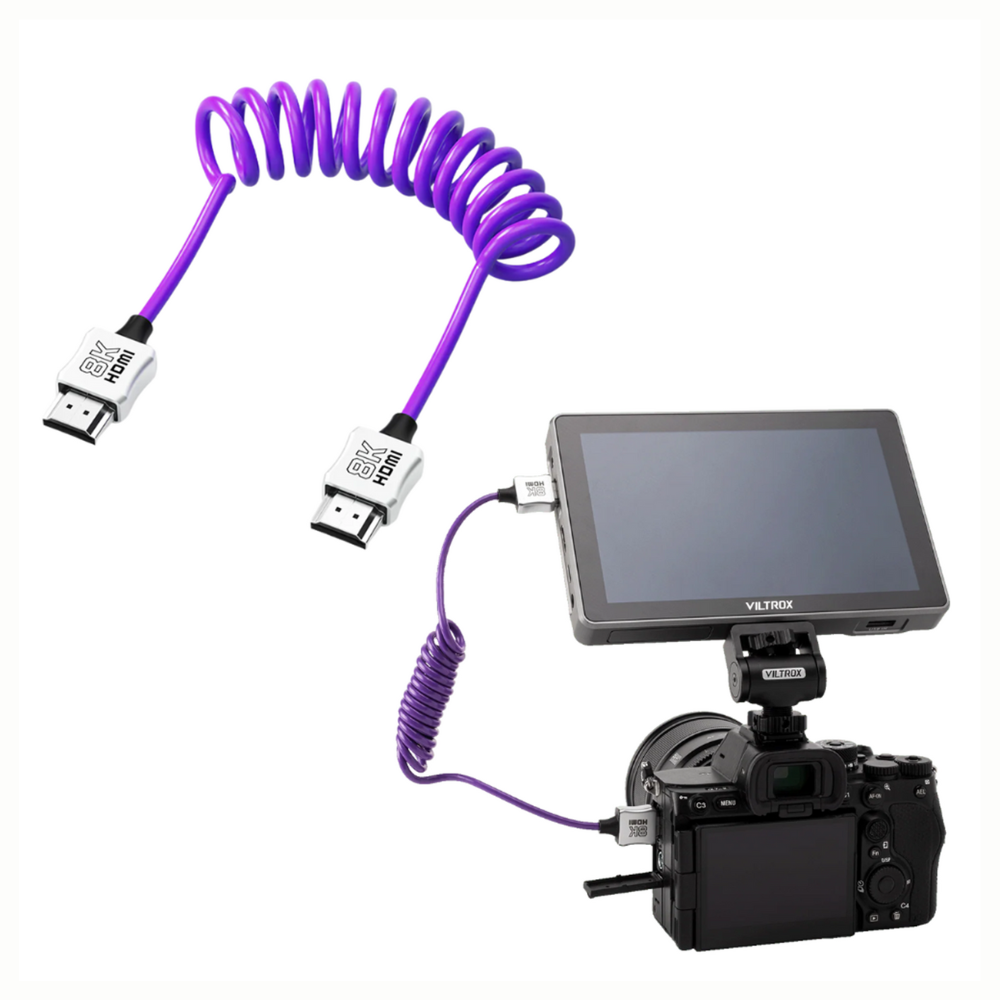 Viltrox 8K/60Hz UHD HDMI 2.1 High Definition Ultra-Fast HDMI Coiled Cable